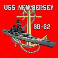 Uss New Jersey Bb62 Battleship Ww2 American Warship Veteran Santa Hat thumb 1