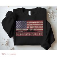 Uss New Jersey Bb62 Ww2 Battleship Usa American Flag Sweatshirt thumb 2