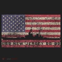 Uss New Jersey Bb62 Ww2 Battleship Usa American Flag Tumbler thumb 3
