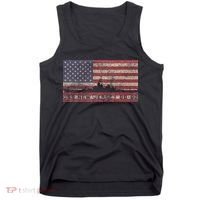 Uss New Jersey Bb62 Ww2 Battleship Usa American Flag Tank Top thumb 0