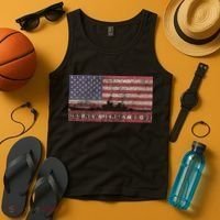 Uss New Jersey Bb62 Ww2 Battleship Usa American Flag Tank Top thumb 4