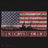Uss New Jersey Bb62 Ww2 Battleship Usa American Flag Tank Top thumb 6