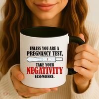 Unless You Are a Pregnancy Test Take Your Negativity Elsewhere Coffee Mug thumb 3