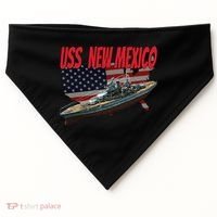Uss New Mexico Bbgift40 Ww2 War Veteran Battleship Dad Son Boy Gift USA-Made Doggie Bandana thumb 0