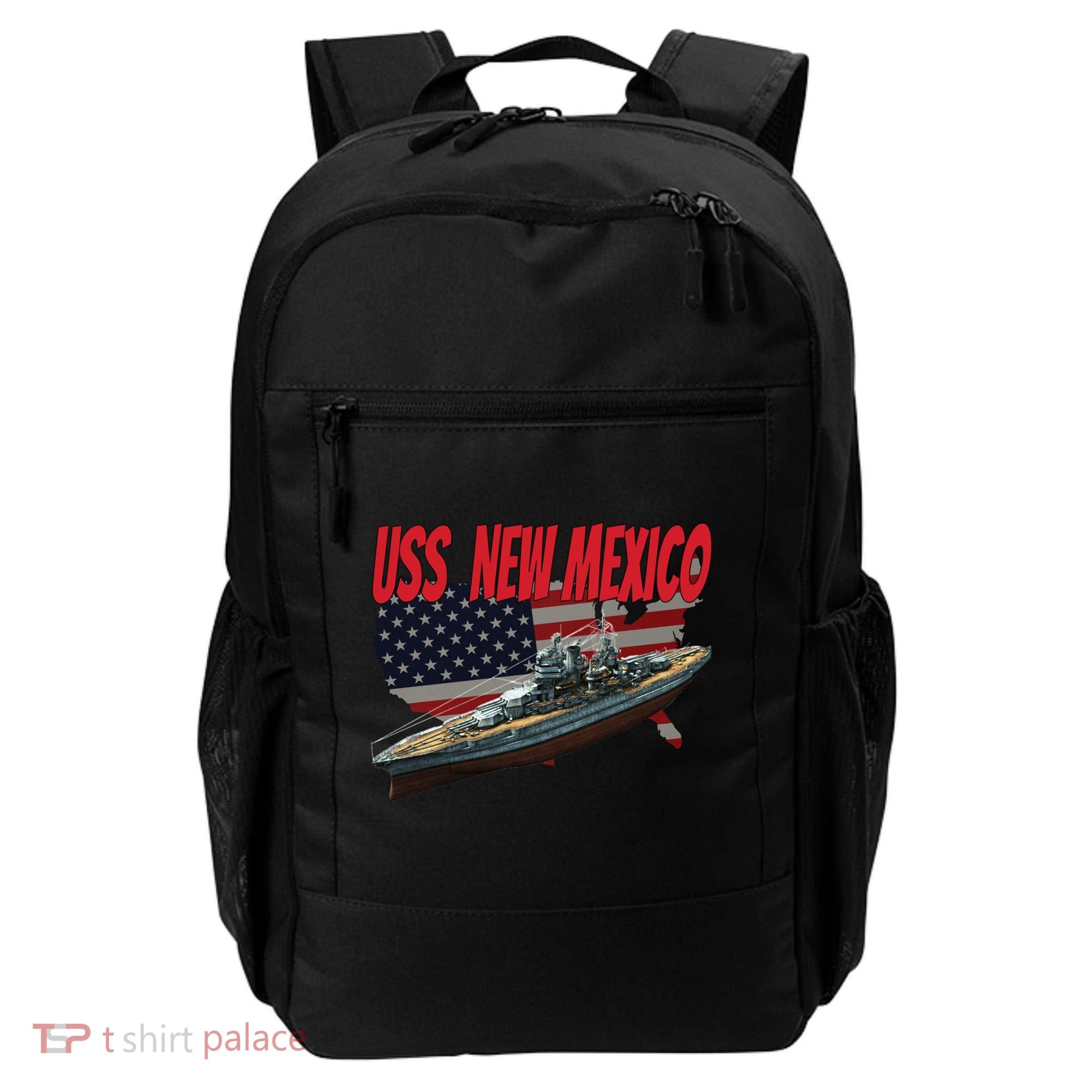 Uss New Mexico Bbgift40 Ww2 War Veteran Battleship Dad Son Boy Gift Backpack