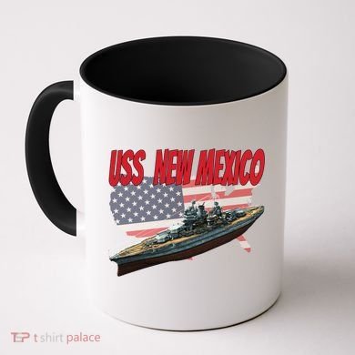 Uss New Mexico Bbgift40 Ww2 War Veteran Battleship Dad Son Boy Gift Coffee Mug