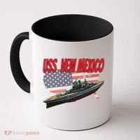 Uss New Mexico Bbgift40 Ww2 War Veteran Battleship Dad Son Boy Gift Coffee Mug thumb 0