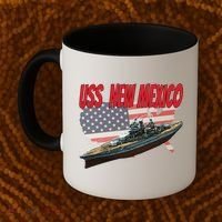 Uss New Mexico Bbgift40 Ww2 War Veteran Battleship Dad Son Boy Gift Coffee Mug thumb 2
