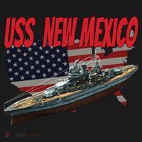 Uss New Mexico Bbgift40 Ww2 War Veteran Battleship Dad Son Boy Gift Women's Hoodie thumb 2
