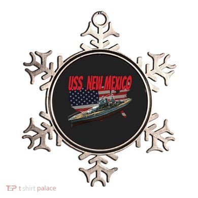 Uss New Mexico Bbgift40 Ww2 War Veteran Battleship Dad Son Boy Gift Ornament