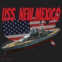 Uss New Mexico Bbgift40 Ww2 War Veteran Battleship Dad Son Boy Gift Golf Towel thumb 3