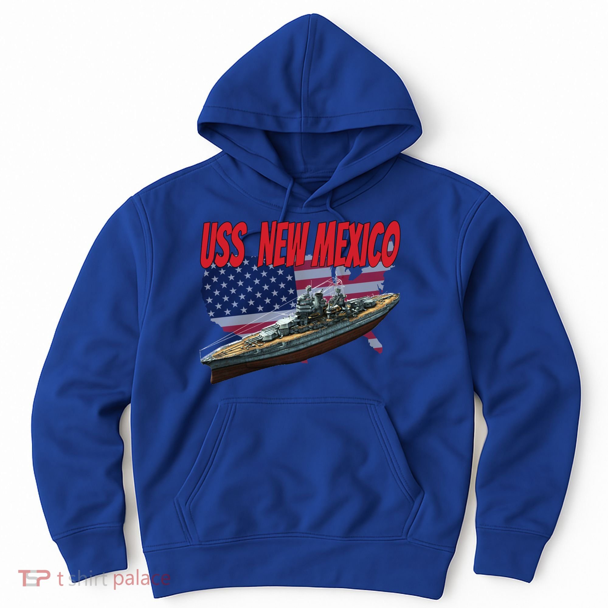 Uss New Mexico Bbgift40 Ww2 War Veteran Battleship Dad Son Boy Gift Hoodie