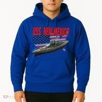 Uss New Mexico Bbgift40 Ww2 War Veteran Battleship Dad Son Boy Gift Hoodie thumb 2