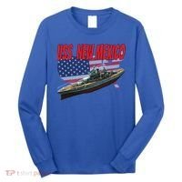 Uss New Mexico Bbgift40 Ww2 War Veteran Battleship Dad Son Boy Gift Long Sleeve Shirt thumb 0