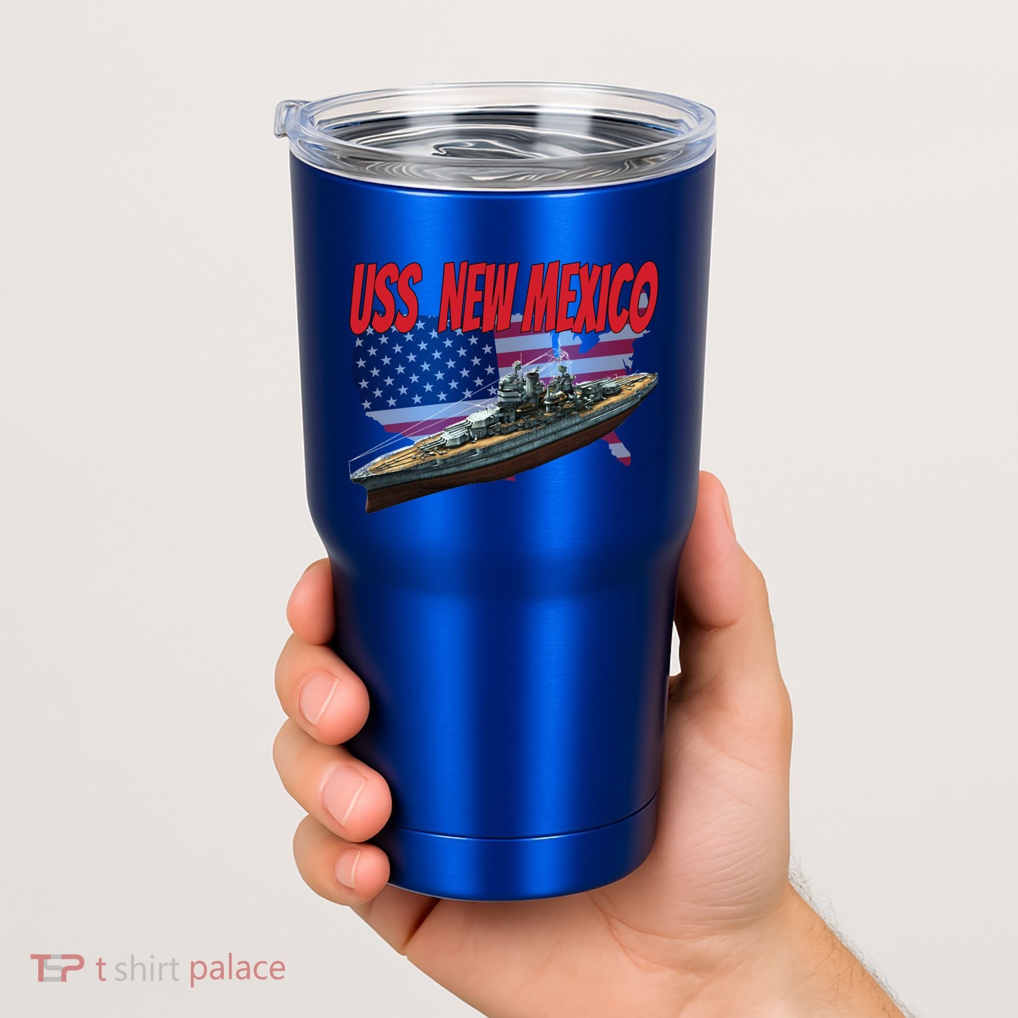 Uss New Mexico Bbgift40 Ww2 War Veteran Battleship Dad Son Boy Gift Tumbler