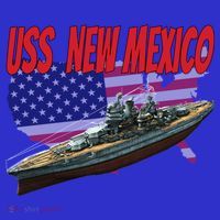 Uss New Mexico Bbgift40 Ww2 War Veteran Battleship Dad Son Boy Gift Mousepad thumb 1