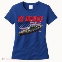 Uss New Mexico Bbgift40 Ww2 War Veteran Battleship Dad Son Boy Gift Women's T-Shirt thumb 0