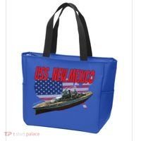 Uss New Mexico Bbgift40 Ww2 War Veteran Battleship Dad Son Boy Gift Tote Bag thumb 3