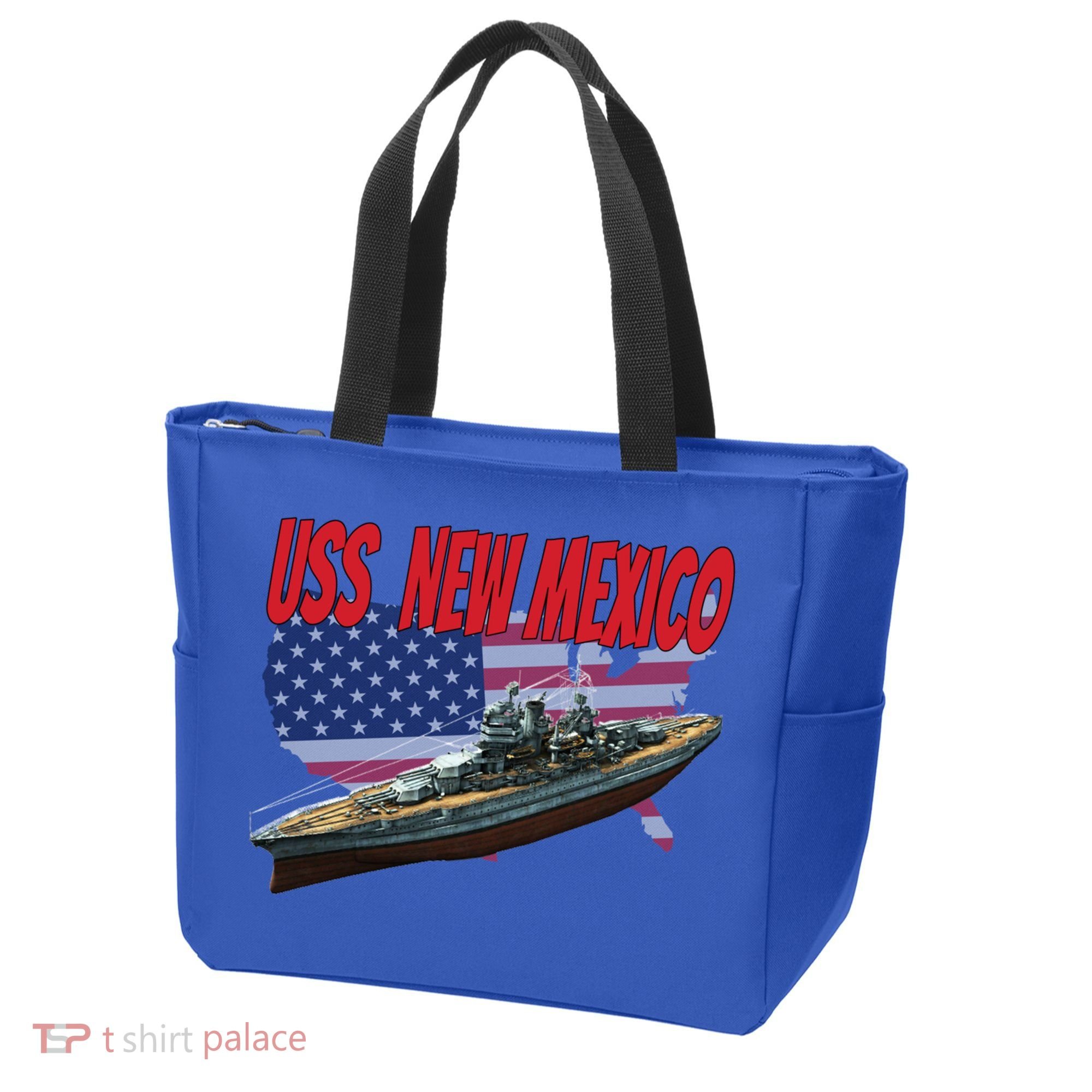 Uss New Mexico Bbgift40 Ww2 War Veteran Battleship Dad Son Boy Gift Tote Bag