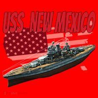 Uss New Mexico Bbgift40 Ww2 War Veteran Battleship Dad Son Boy Gift Santa Hat thumb 1