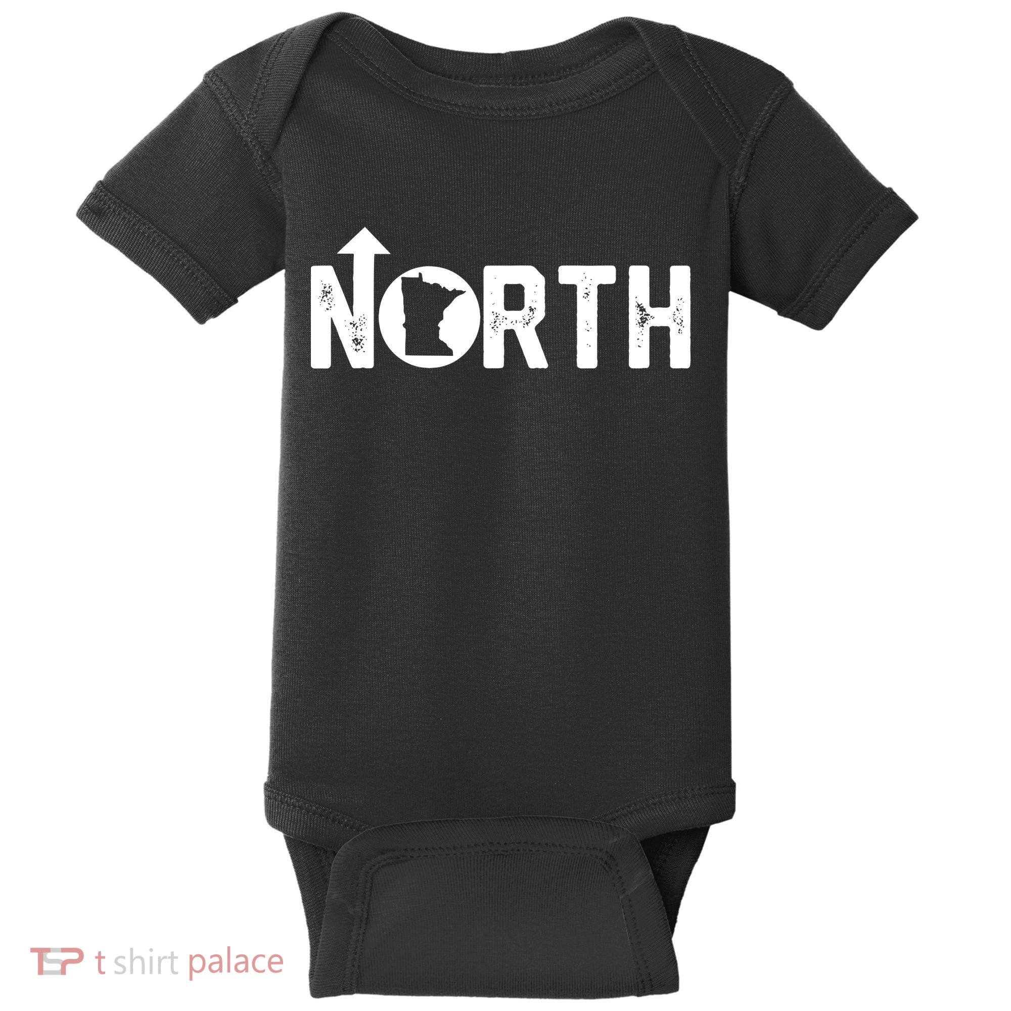 Up North Minnesota 10000 Lakes Baby Bodysuit