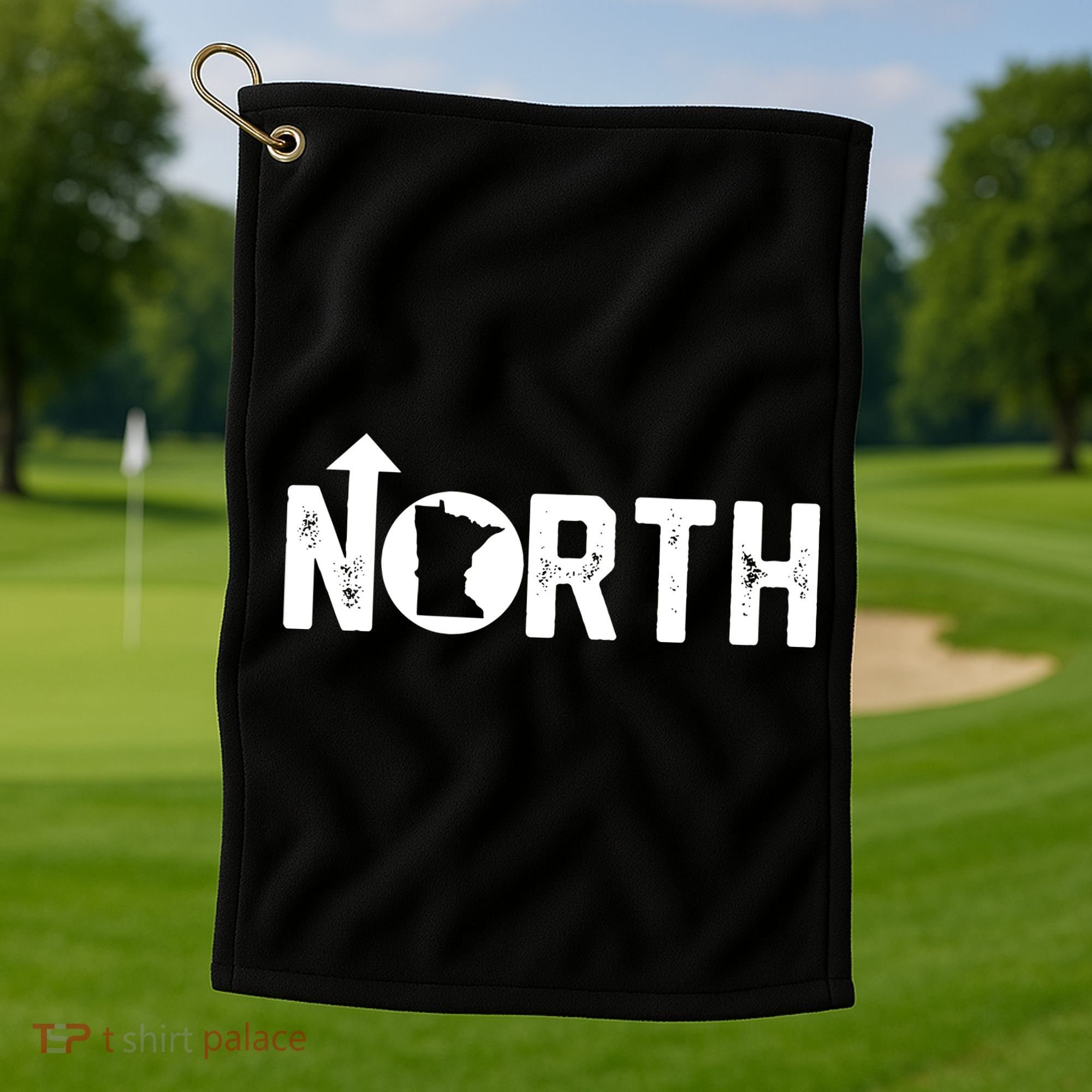 Up North Minnesota 10000 Lakes Golf Towel