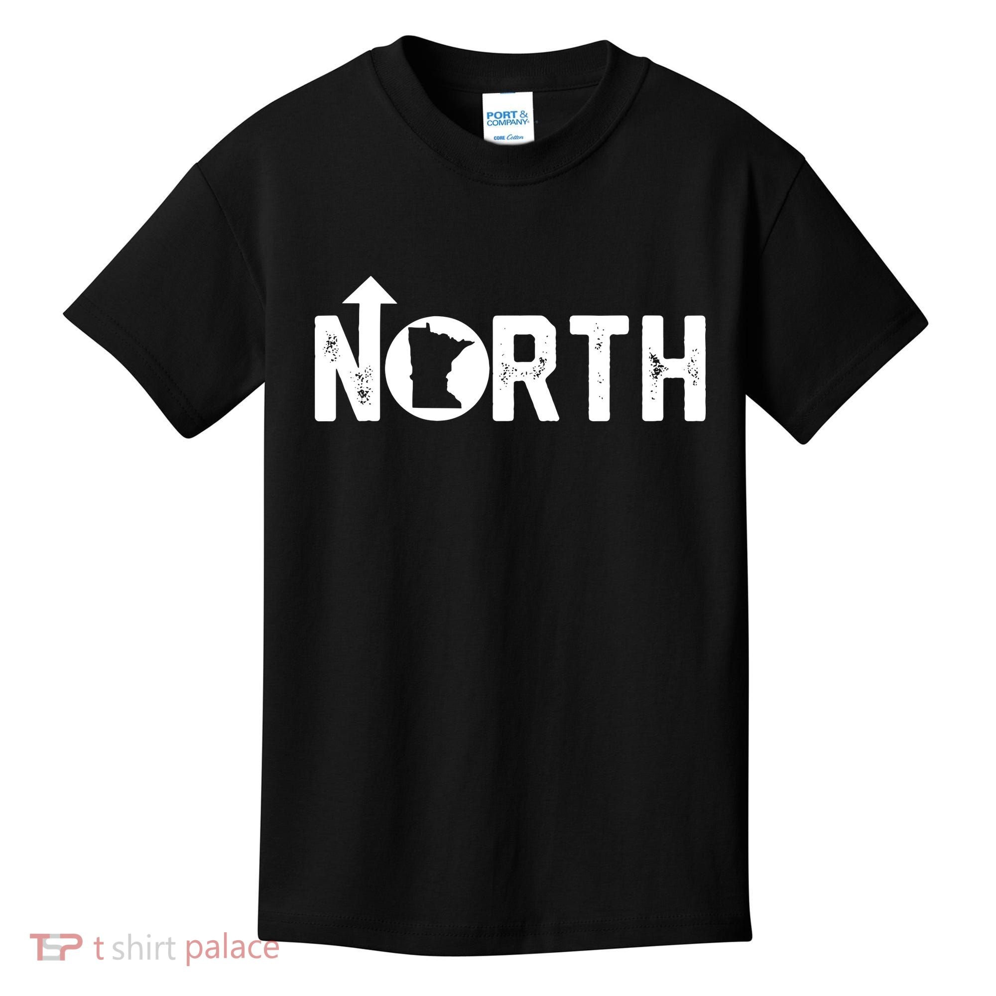 Up North Minnesota 10000 Lakes Kids T-Shirt