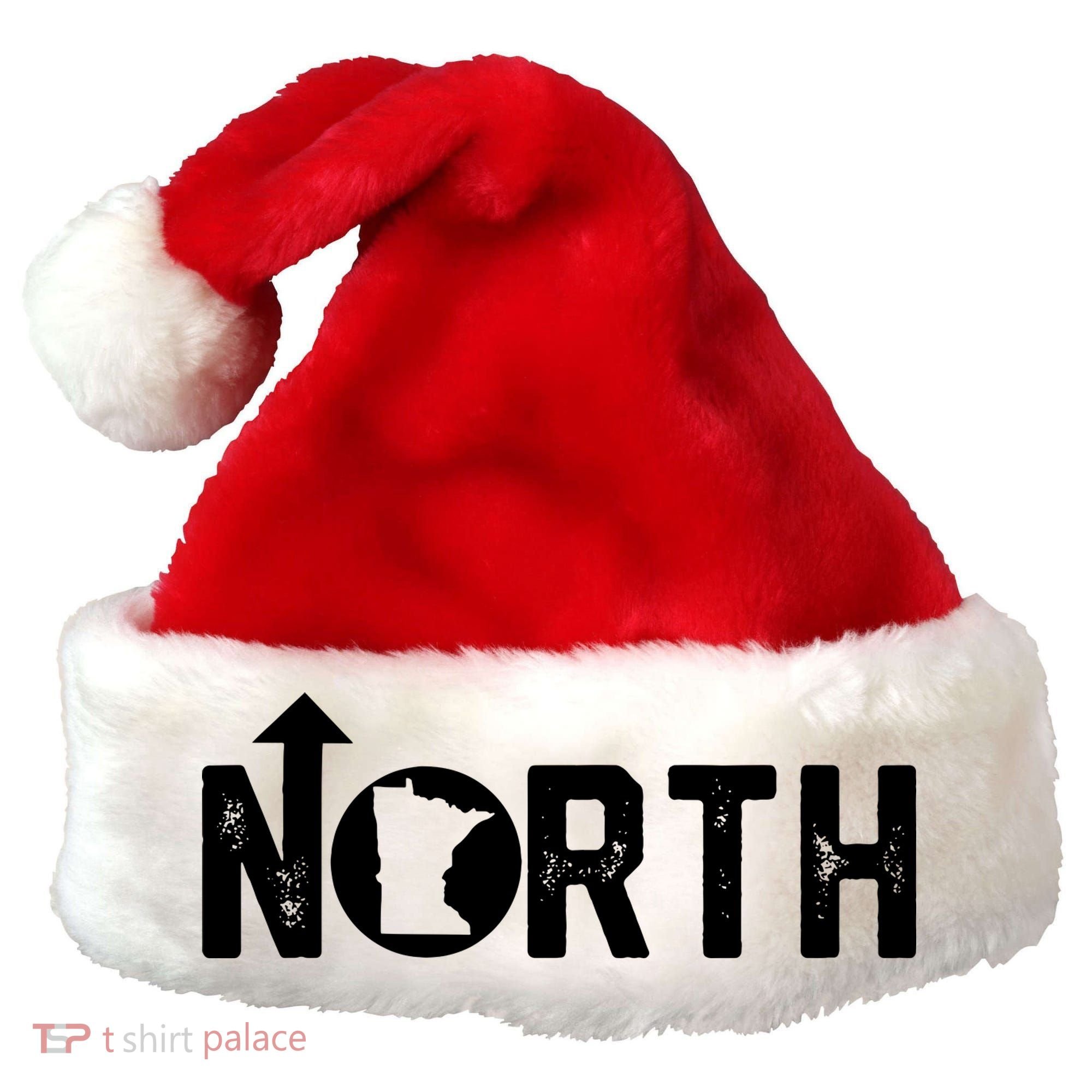Up North Minnesota 10000 Lakes Santa Hat