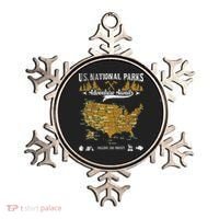 US National Parks Adventure Awaits Hiking & Camping Lover Ornament thumb 0
