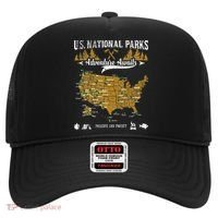 US National Parks Adventure Awaits Hiking & Camping Lover Hat thumb 0