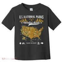 US National Parks Adventure Awaits Hiking & Camping Lover Toddler T-Shirt thumb 0