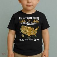 US National Parks Adventure Awaits Hiking & Camping Lover Toddler T-Shirt thumb 2