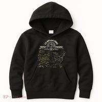 U.S. National Park Camping All 63 US National Parks Map Kids Hoodie thumb 0