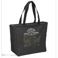U.S. National Park Camping All 63 US National Parks Map Tote Bag thumb 2