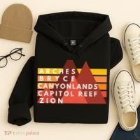 Utah National Parks Utah's Mighty Five Souvenir NPS Moab Hoodie thumb 4