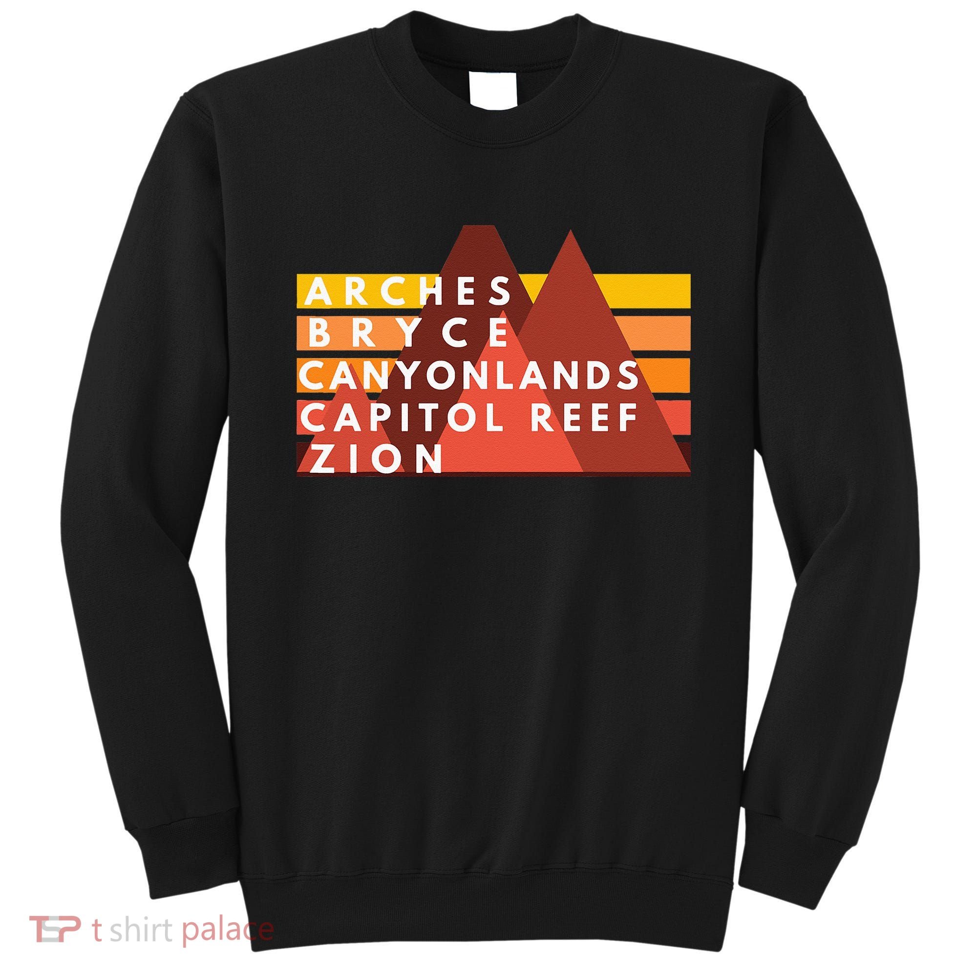 Utah National Parks Utah's Mighty Five Souvenir NPS Moab Sweatshirt
