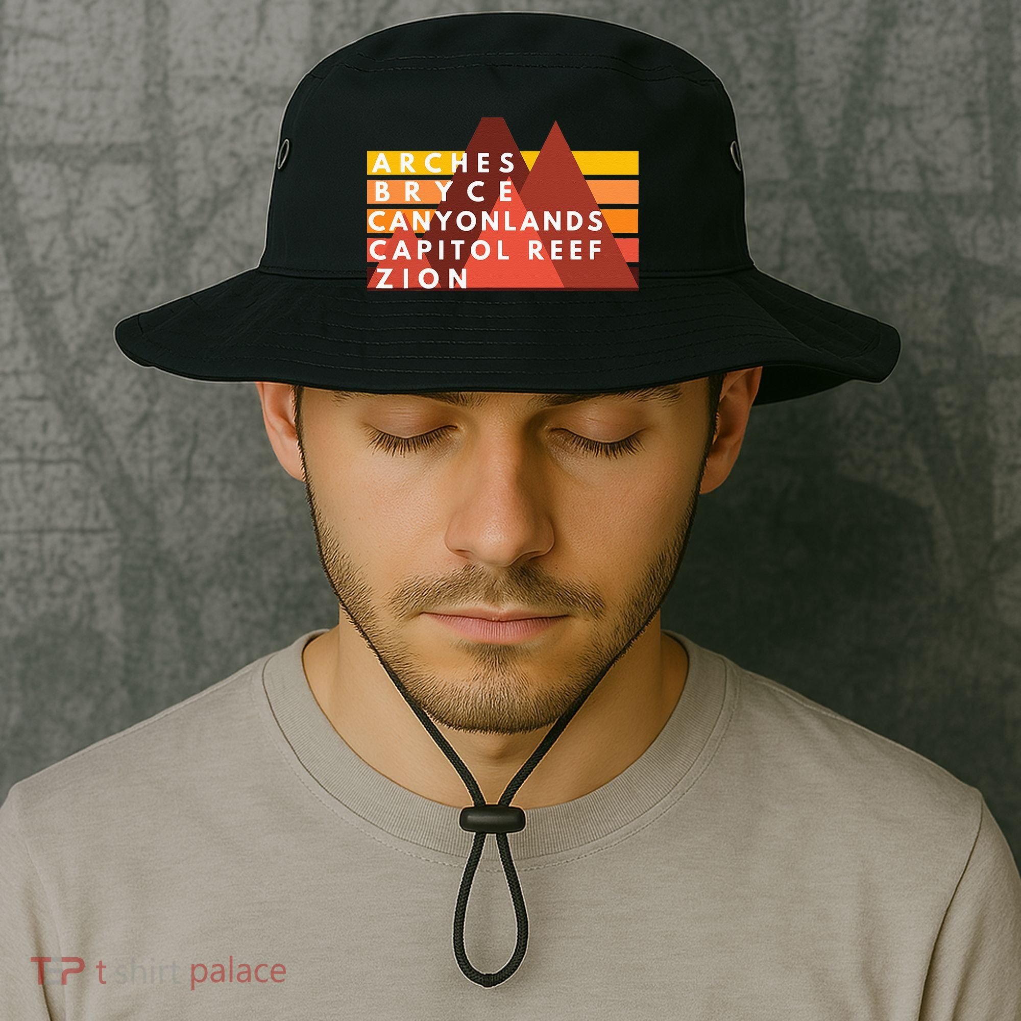 Utah National Parks Utah's Mighty Five Souvenir NPS Moab Bucket Hat