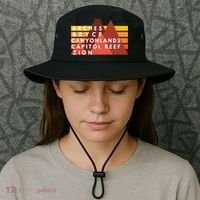 Utah National Parks Utah's Mighty Five Souvenir NPS Moab Bucket Hat thumb 3