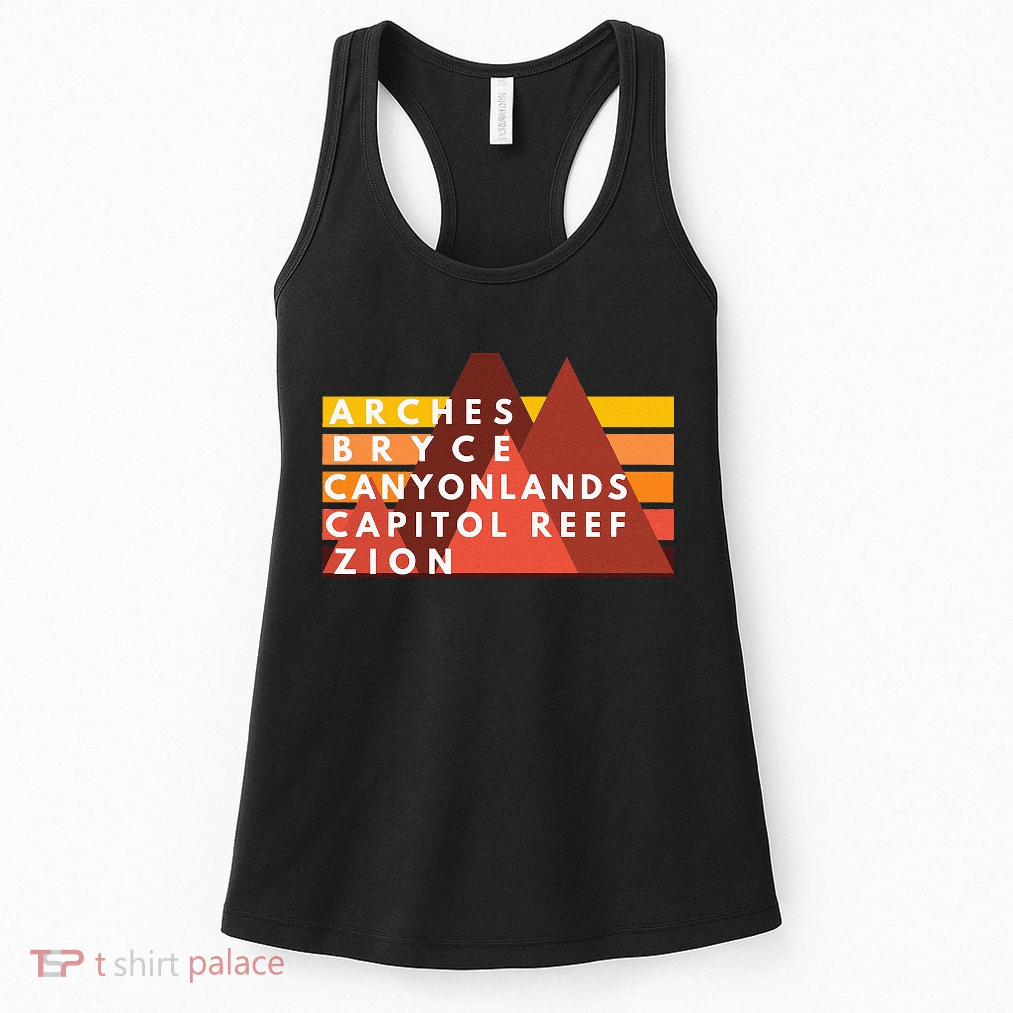 Utah National Parks Utah's Mighty Five Souvenir NPS Moab Women's Tank Top