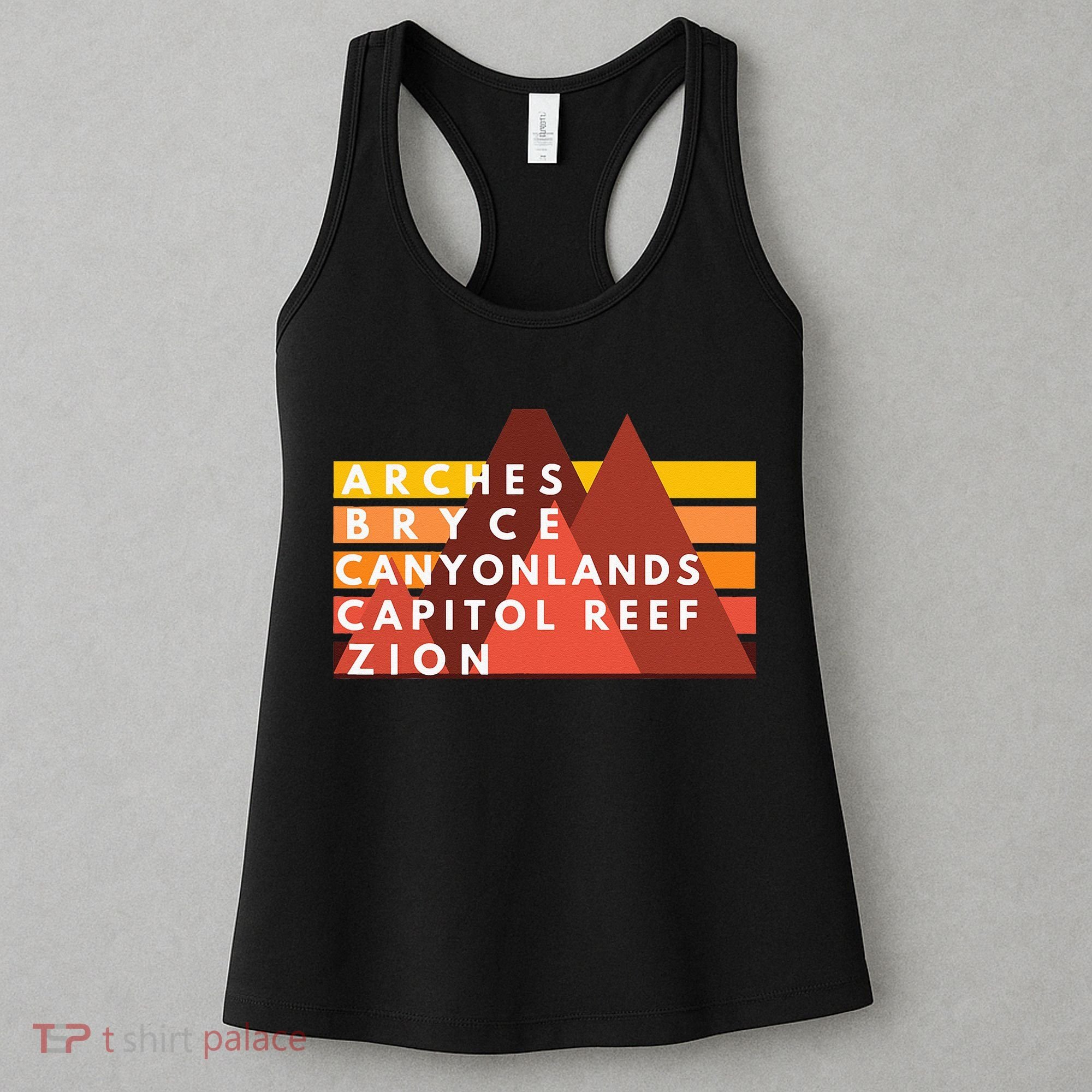 Utah National Parks Utah's Mighty Five Souvenir NPS Moab Women's Tank Top