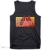 Utah National Parks Utah's Mighty Five Souvenir NPS Moab Tank Top thumb 0