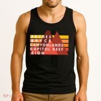 Utah National Parks Utah's Mighty Five Souvenir NPS Moab Tank Top thumb 3