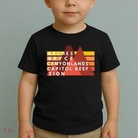 Utah National Parks Utah's Mighty Five Souvenir NPS Moab Toddler T-Shirt thumb 2
