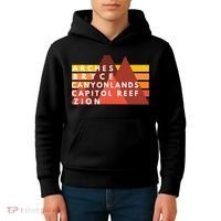 Utah National Parks Utah's Mighty Five Souvenir NPS Moab Kids Hoodie thumb 4