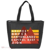 Utah National Parks Utah's Mighty Five Souvenir NPS Moab Tote Bag thumb 0