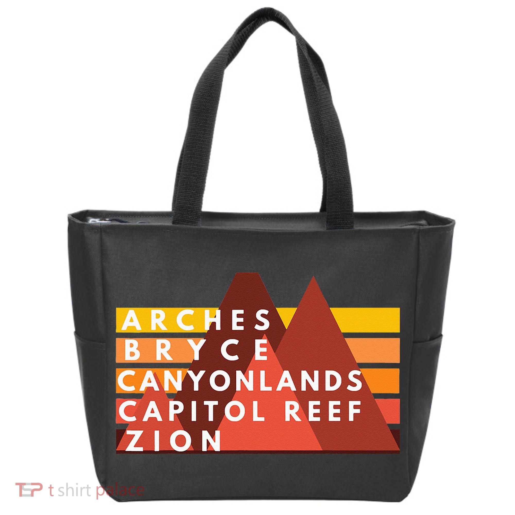 Utah National Parks Utah's Mighty Five Souvenir NPS Moab Tote Bag