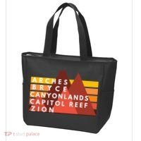 Utah National Parks Utah's Mighty Five Souvenir NPS Moab Tote Bag thumb 3