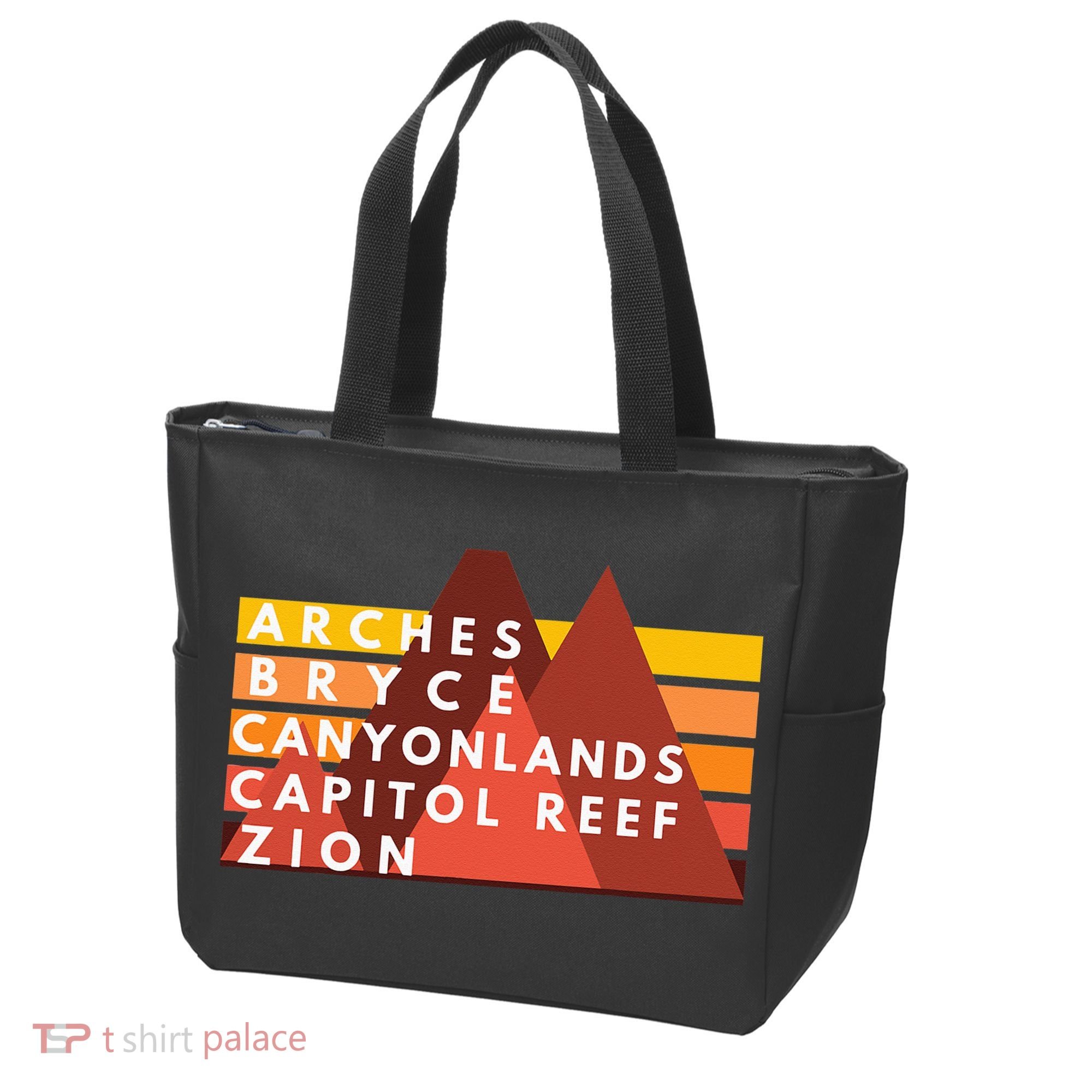 Utah National Parks Utah's Mighty Five Souvenir NPS Moab Tote Bag