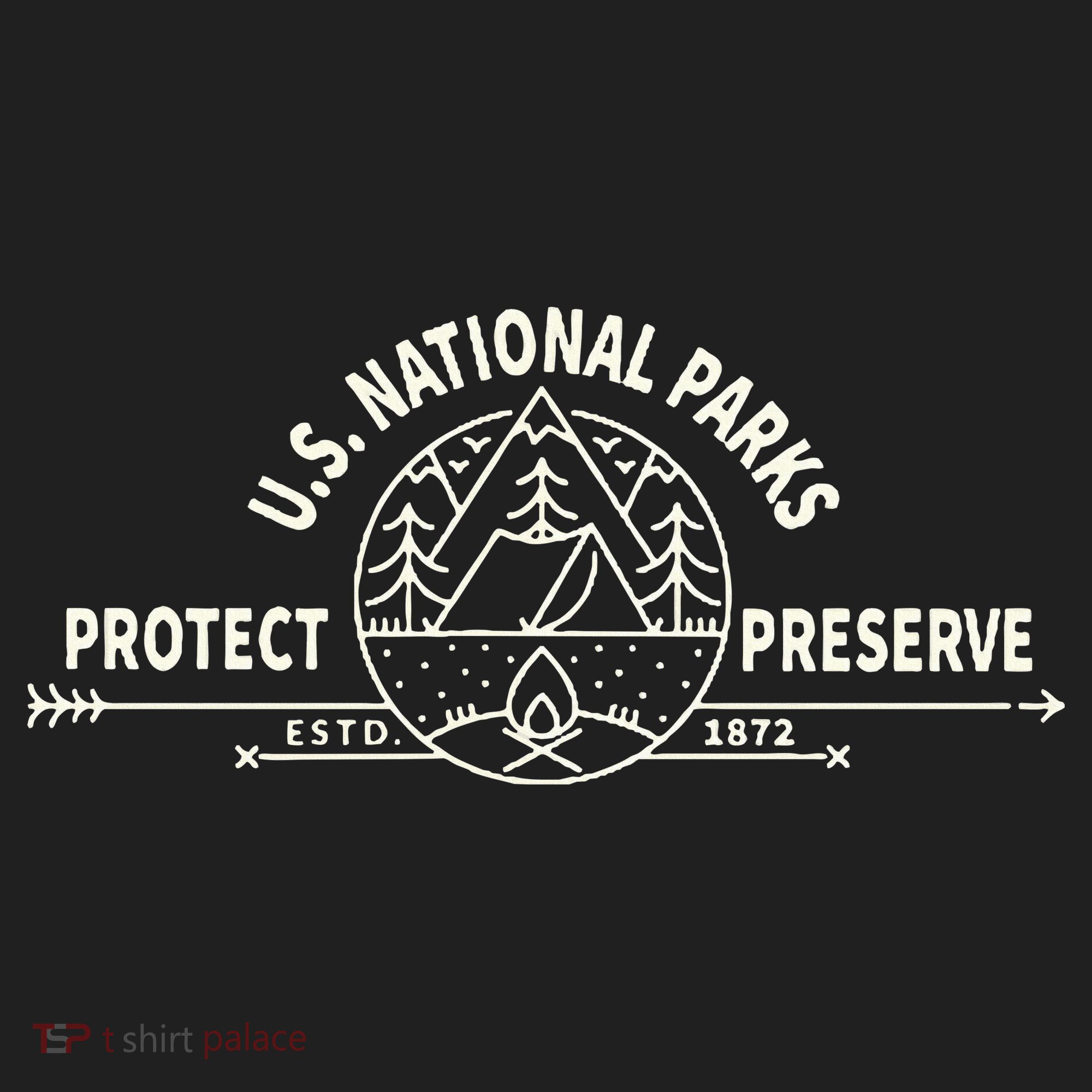 U.S. National Park Preserve & Protect The Us National Parks Golf Towel