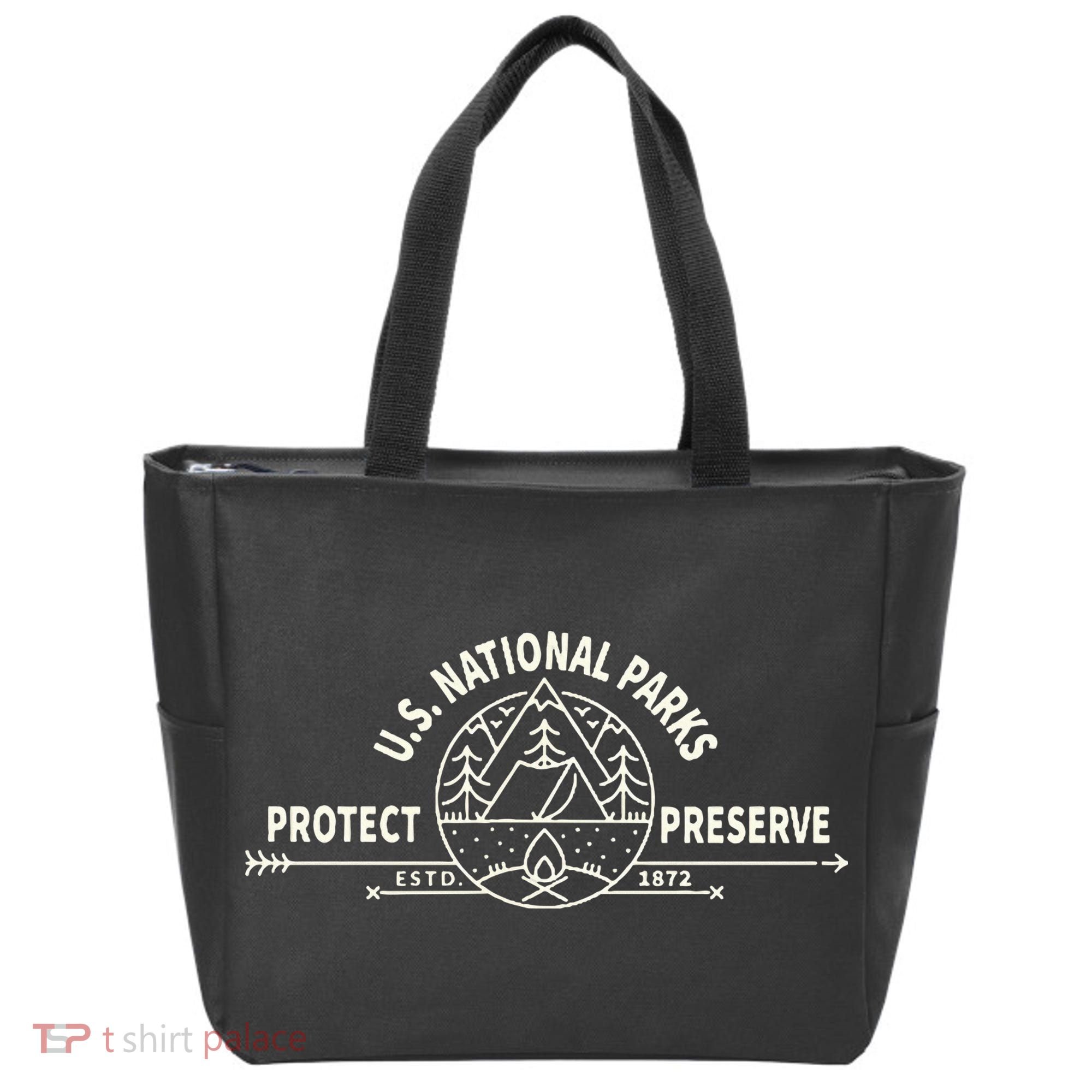U.S. National Park Preserve & Protect The Us National Parks Tote Bag